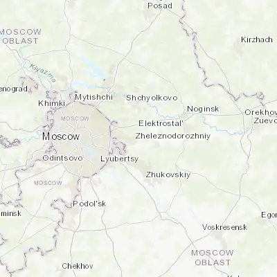 Map showing location of Chornoye (55.746110, 38.068890)