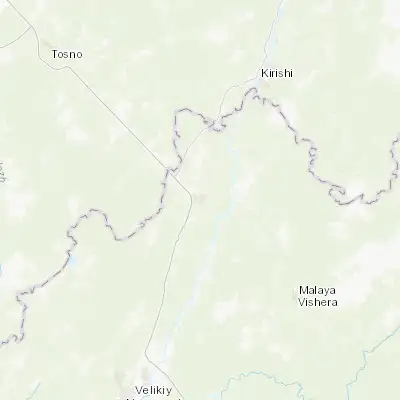 Map showing location of Chudovo (59.116670, 31.683330)