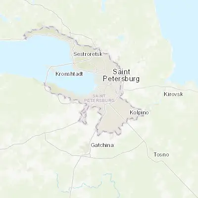 Map showing location of Dachnoye (59.841670, 30.255830)