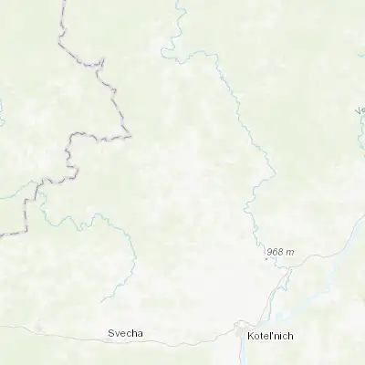 Map showing location of Darovskoy (58.769990, 47.956420)