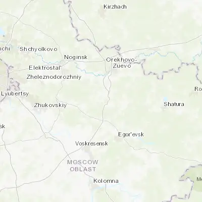 Map showing location of Davydovo (55.608590, 38.861090)