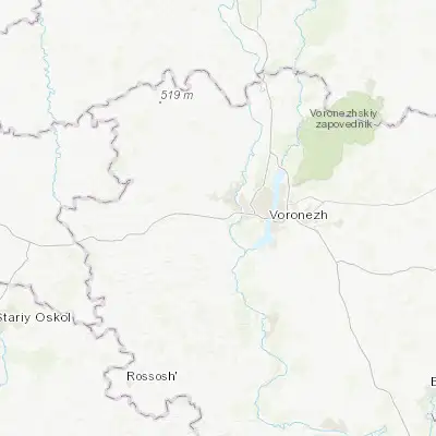 Map showing location of Devitsa (51.635050, 38.956070)