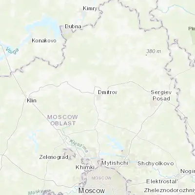 Map showing location of Dmitrov (56.344850, 37.520410)