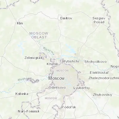 Map showing location of Dolgoprudnyy (55.949580, 37.501830)