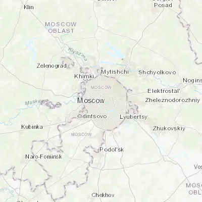 Map showing location of Dorogomilovo (55.750000, 37.566670)