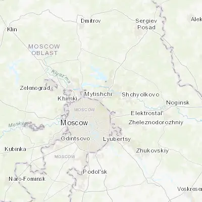 Map showing location of Druzhba (55.886030, 37.742670)