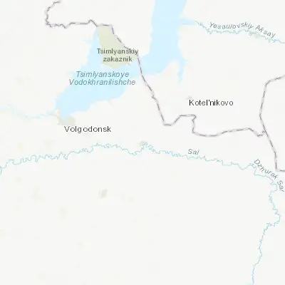 Map showing location of Dubovskoye (47.414200, 42.769700)
