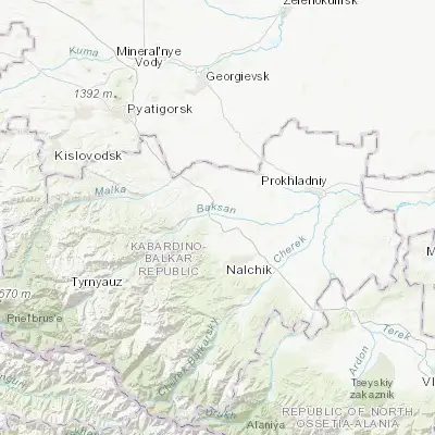 Map showing location of Dugulubgey (43.662500, 43.536940)