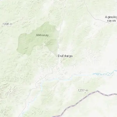 Map showing location of Dul’durga (50.676110, 113.593060)