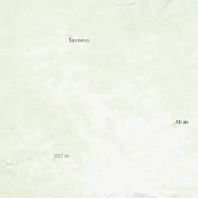 Map showing location of Dzerzhinskoye (56.834440, 95.228330)