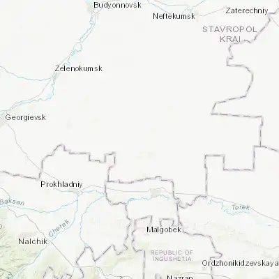 Map showing location of Edissiya (44.051110, 44.540830)