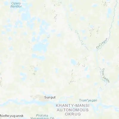 Map showing location of Fedorovskiy (61.606300, 73.714150)