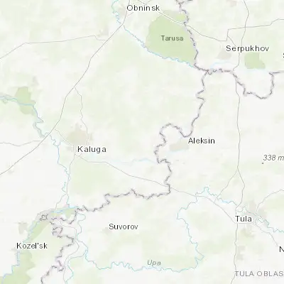 Map showing location of Ferzikovo (54.519130, 36.756710)