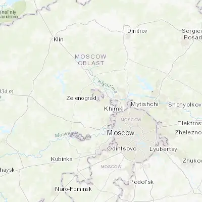 Map showing location of Firsanovka (55.953610, 37.240830)