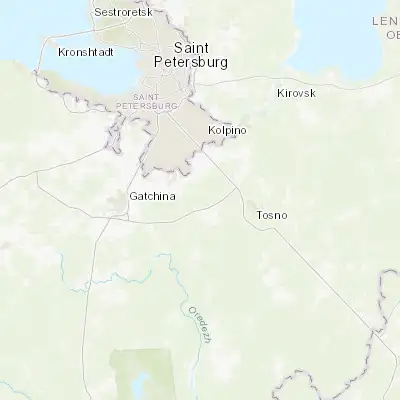 Map showing location of Fornosovo (59.568890, 30.554440)