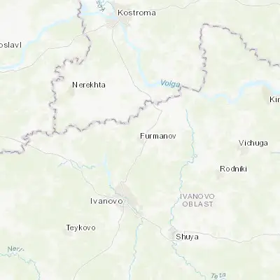 Map showing location of Furmanov (57.253630, 41.108490)