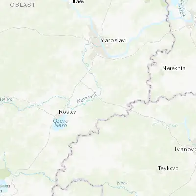 Map showing location of Gavrilov-Yam (57.301850, 39.853310)
