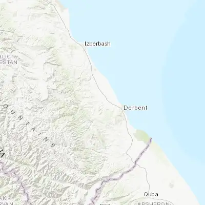 Map showing location of Gedzhukh (42.127860, 48.064740)