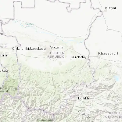 Map showing location of Germenchuk (43.185700, 45.921000)