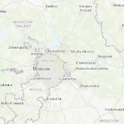 Map showing location of Gol’yanovo (55.822990, 37.813060)