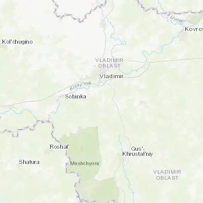 Map showing location of Golovino (55.961280, 40.425110)