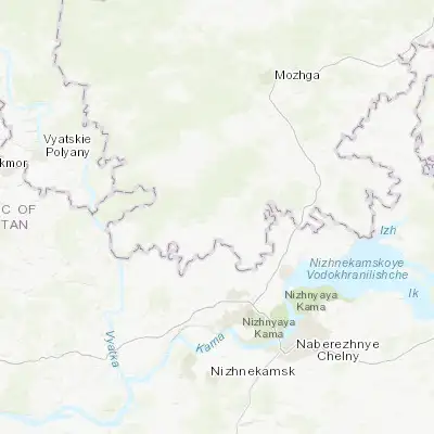 Map showing location of Grakhovo (56.050170, 51.967580)