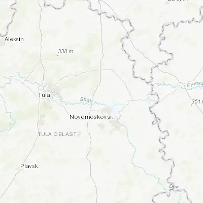 Map showing location of Gritsovskiy (54.137610, 38.160430)