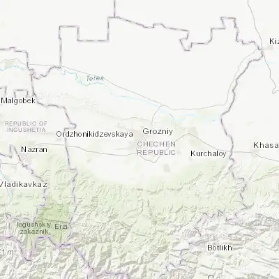 Map showing location of Groznyy (43.311950, 45.688950)