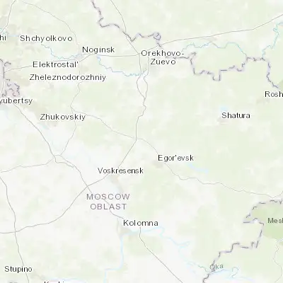 Map showing location of Il’inskiy Pogost (55.477850, 38.909060)