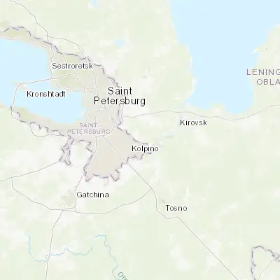 Map showing location of Imeni Sverdlova (59.796110, 30.665830)