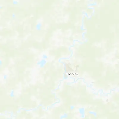 Map showing location of Irtyshskiy (58.333330, 68.133330)