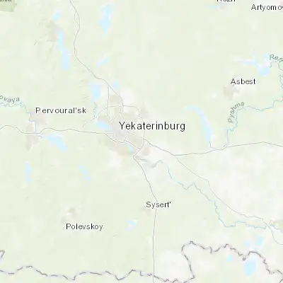 Map showing location of Istok (56.790860, 60.778890)