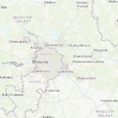 Map showing location of Izmaylovo (55.786770, 37.801650)