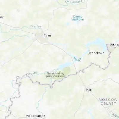Map showing location of Izoplit (56.625580, 36.221980)