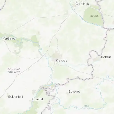 Map showing location of Kaluga (54.529300, 36.275420)