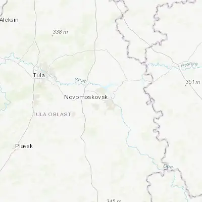 Map showing location of Kamenetskiy (54.013530, 38.221150)