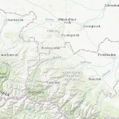 Map showing location of Kamennomostskoye (43.737220, 43.051390)