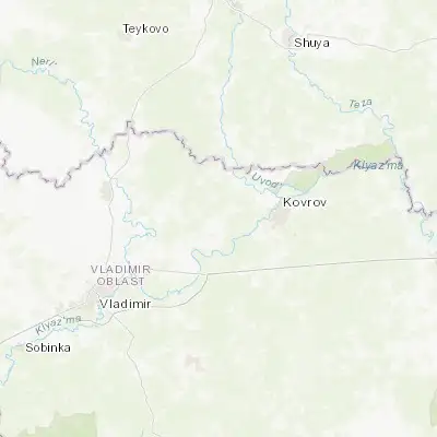 Map showing location of Kameshkovo (56.353050, 41.009410)