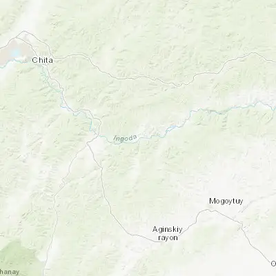 Map showing location of Karymskoye (51.616670, 114.350000)