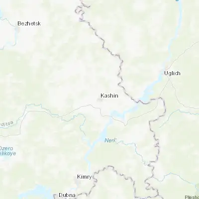 Map showing location of Kashin (57.359170, 37.608060)