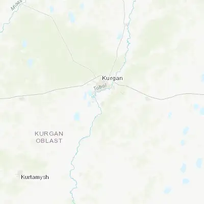 Map showing location of Ketovo (55.355000, 65.325830)