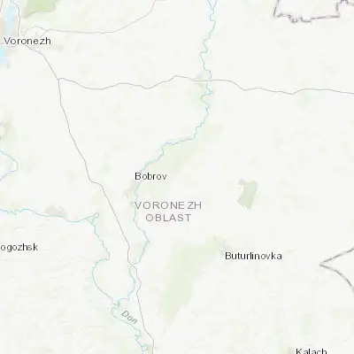 Map showing location of Khrenovoye (51.118300, 40.290400)