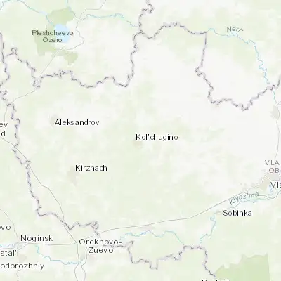 Map showing location of Kol’chugino (56.299290, 39.383040)