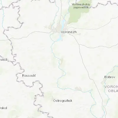 Map showing location of Kolodeznyy (51.333330, 39.183330)