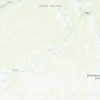 Map showing location of Kolosovka (56.467790, 73.610960)