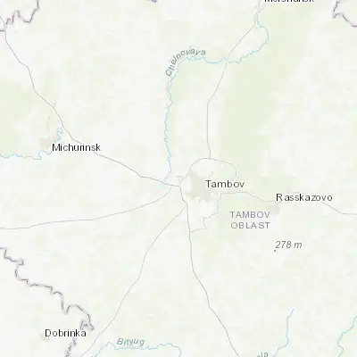 Map showing location of Komsomolets (52.768600, 41.286830)