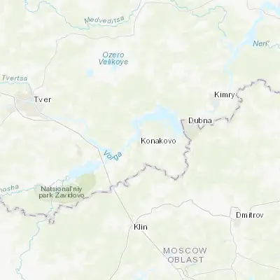 Map showing location of Konakovo (56.700000, 36.766670)