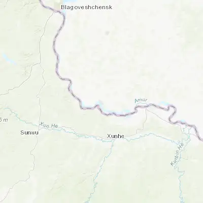 Map showing location of Konstantinovka (49.618760, 127.990250)