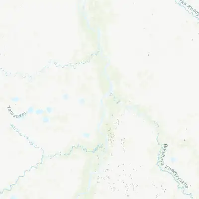 Map showing location of Korotchaevo (65.910280, 78.209170)