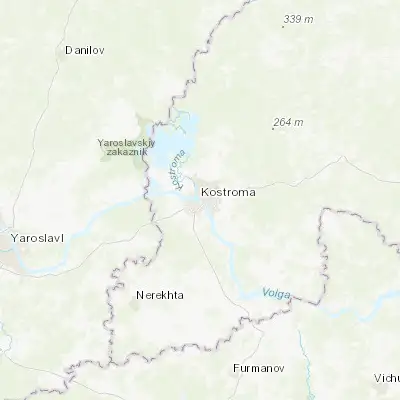 Map showing location of Kostroma (57.766470, 40.926860)